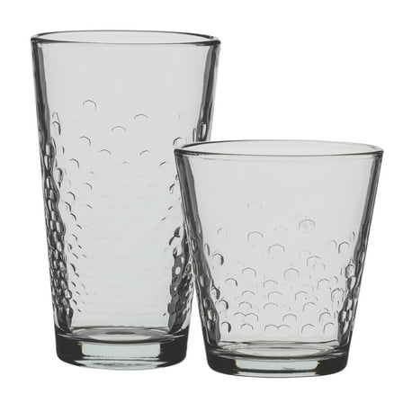Anchor Hocking Honeycomb 12-Piece Drinking Glass Set