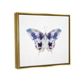 thumbnail image 3 of Stupell Industries Vivid Purple Butterfly Insect Graphic Art Metallic Gold Floating Framed Canvas Print Wall Art, Design by Leah Straatsma, 3 of 6