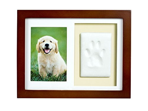Kvlomore Baby Footprint Handprint Pet Paw Print Kit Shower Gifts Cards with 3Ink Pads and 8 Imprints Sets