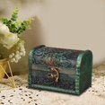 thumbnail image 6 of QccHieUs Jewelry box, wooden jewelry box, organizer, decorative storage box for women and Green, 6 of 9