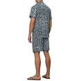 thumbnail image 3 of INSPIRE CHIC Animal Printed Shirts for Men's Summer 2 Pieces Set Hawaiian Shirts and Shorts Sets M Gray, 3 of 5