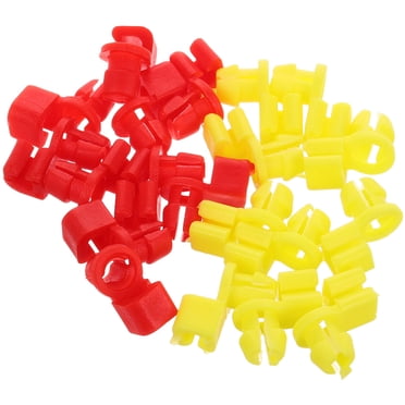 Houderco 20Pcs Assorted Color Car Retainer Clips for Tailgate Handle Rod Replacement