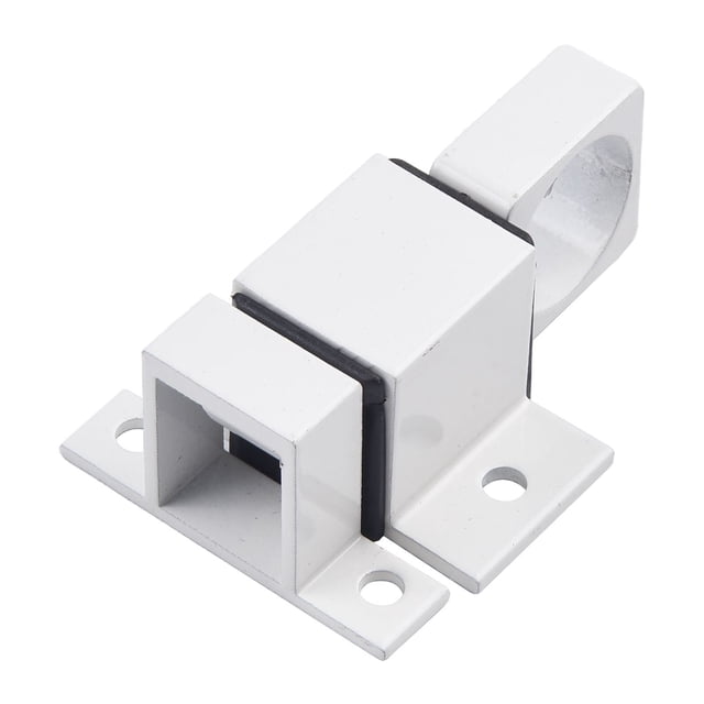 Door Latch Aluminum Alloy Security Automatic Sash Door Spring Bounce Lock White