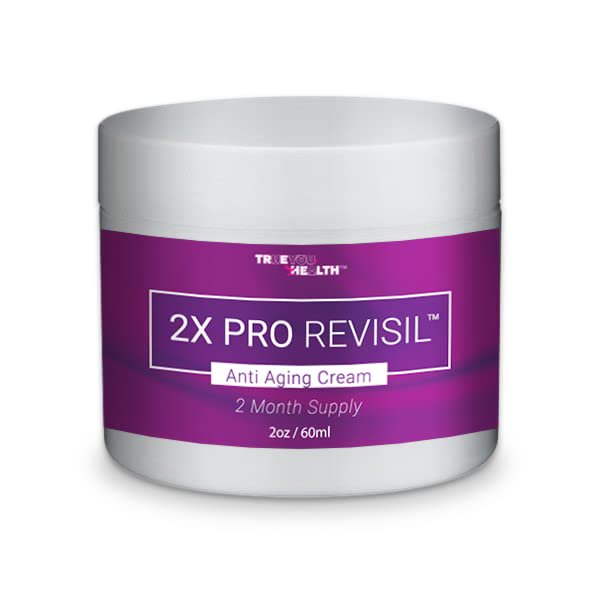 Crema 2X PRO REVISIL - Crema antienvejecimiento - Suministro para 2 meses - Hidratante facial antiarrugas con colágeno y vitamina C - Hidratación intensa - Mejora las arrugas Tono desigual de la piel