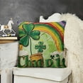 thumbnail image 2 of YINGXI Decorative Throw Pillow Covers, Cushion Case Decor, Pinch Me Charm Irish Holiday Home Decoration for Sofa Couch 20x20in, 2 of 5