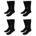 thumbnail image 4 of 6 Pairs of Nobles Women's Black Comfortable Slipper Socks Size 9-11 Black, 4 of 5