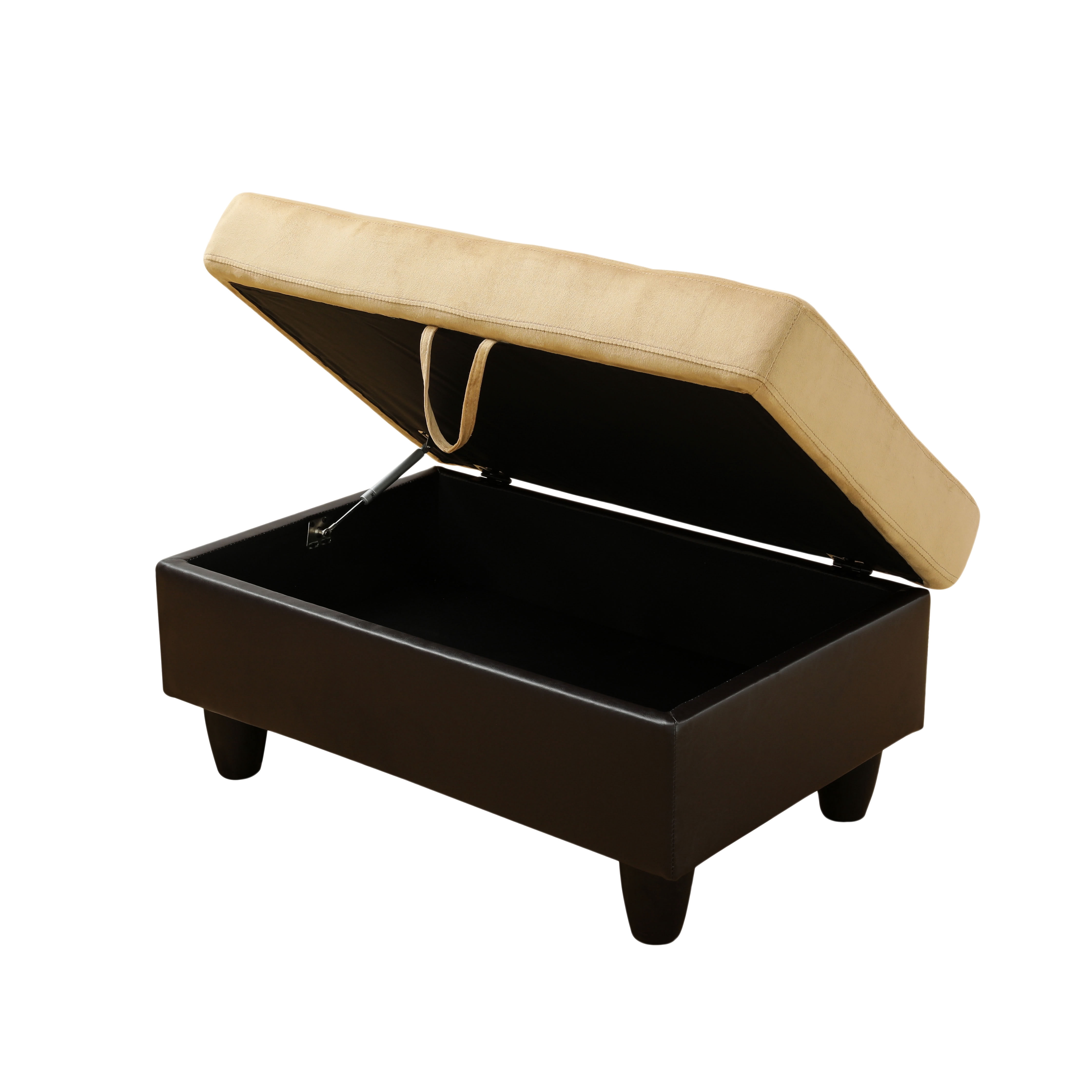 MAYEERTY Sofa Ottoman Footrest with Storage, Multi-Variant Foot Stool for Home, Bedroom, Living Room