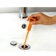 thumbnail image 5 of Snake Hair Drain Clog Remover Cleaning Tool,Drain & hair removal cleaner hook 19.6 Inch, Orange, 3 Pack, 5 of 5