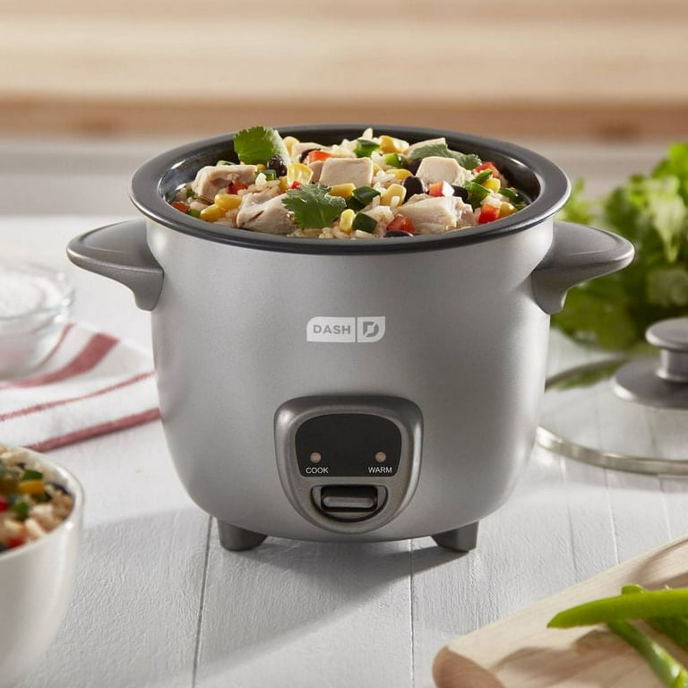 DASH 2-Cup Mini Rice Cooker with 14 Recipes – Cookware Outlet