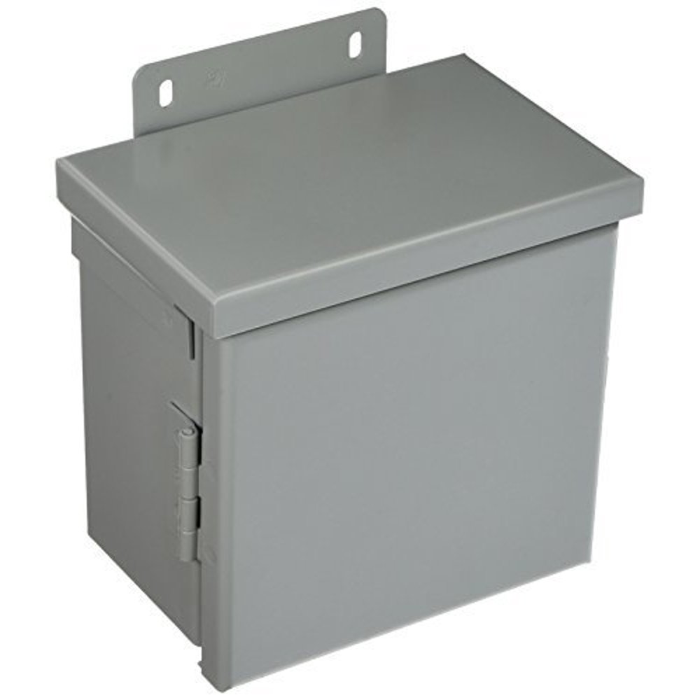 Hoffman A6R64HCR NEMA 3R Enclosure, Hinge Cover, Galvanized, Paint