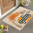 thumbnail image 4 of hengsof Fall Door Mats 19.68x31.49in, Fall Decorations for Home, Fall Welcome Mats Outdoor, Autumn Fall Pumpkin Truck Doormats for Front Door Decorations, Decorative Fall Decor for Home, 4 of 6