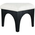 thumbnail image 6 of Meridina Furniture Lawson Cream Chenille Fabric Upholstered Ottoman, 6 of 7