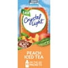 Crystal Light Peach Iced Tea Sugar Free Drink Mix Singles, 10 Ct on-the-Go-Packets