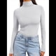 thumbnail image 1 of Camisetas de Larga para Mujer, Ropa Interior Térmica Básica de Otoño, Ropa de Invierno S, 1 of 10