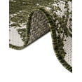 thumbnail image 5 of Unique Loom Anthro Outdoor Bohemian Rug 6' 0 x 6' 0 Round Green, 5 of 6
