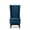 Blue, variant on Holaki 28.5" High Back Velvet Arm Chair, Wide Wing Back Accent Side Chair, Retro Green