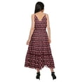 thumbnail image 4 of Moomaya Women Sleeveless Adjustable Spaghetti Strap Long Dress Causal Wear, 4 of 6