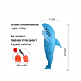 thumbnail image 2 of Disfraz Inflable De Tiburón Para Adulto Adult: 1.5-1.9m Azul Claro, 2 of 5