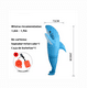 thumbnail image 2 of Disfraz Inflable De Tiburón Para Adulto Adult: 1.5-1.9m Azul Claro, 2 of 5