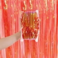 thumbnail image 3 of 2 Pack 1x 2 M Tinsel Foil Fringe Curtains Backdrop, for Party Photo Booth Props Decoration, 3 of 5