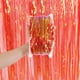 thumbnail image 3 of Paquete de 2 cortinas con flecos de papel de aluminio de oropel de 1x3 M, telón de fondo para decoración de accesorios de fotomatón de fiesta, 3 of 5
