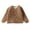 Coffee, variant on ANINEO Boys Girls Down Coat Lightweight Down Jacket Button Type Fashion Winter Kids Snowsuit