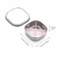 thumbnail image 4 of Pill Organizer, Stainless Steel Sealed Moisture-proof, 4.0 inch Mini Portable 1 Pack, Independent Compartment Daily Medicine Storage Box for Travel Pocket Purse, 4 of 8
