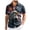 Dark Blue, variant on 250 Years America Shirt, American Shirts for Men American Flag Shirts for Men Short Sleeve Button Down Dress Shirt USA 250th Anniversary Merchandise(Dark Blue,2XL)