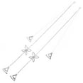 thumbnail image 1 of SHISUYAN 1 Pair Butterfly Rhinestone Bra Straps Adjustable Bra Straps Decorative Bra Chain Straps, 1 of 8