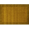thumbnail image 1 of Ahgly Company Machine Washable Indoor Rectangle Abstract Yellow Contemporary Area Rugs, 7' x 9', 1 of 4