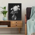 thumbnail image 5 of White Chrysanthemum Vase Canvas Print, Ideal Wall Art for Living Room Bedroom Dining Room Office Hallway Entryway Home, 5 of 8