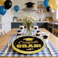 thumbnail image 4 of Ohufall 7And9Inch Black Gold Class Of 2026 Disposable Tableware Set Graduation Party Supplies For Adults, 4 of 4