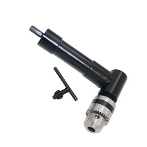 LOLIPPYY Drill Attachment Adapter Black 90 Degree Angle Bend for Electric and Cordless Right Angle Drills