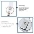 thumbnail image 3 of Shisuyan 2Pack Retractable Card Holder Badge Reel ID Cards Holder for Hospital Use, 3 of 9