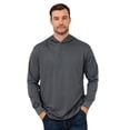 thumbnail image 4 of ProtectX High Visibility Sun Protection Lightweight Long Sleeve Hoodie, UPF 50+ Quick-Dry, SPF UV Shirt, Active Wear - Dark Grey, XX-Large, 4 of 10