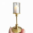 thumbnail image 3 of Mini Desk Lamp 1:12 Scale Exquisite & Realistic Dollhouse Lights Battery Powered Switch Wireless Operated Miniature Lights For Dollhouse DIY Craft Accessories,Dollhouse Mini Floor Lamp, 3 of 8
