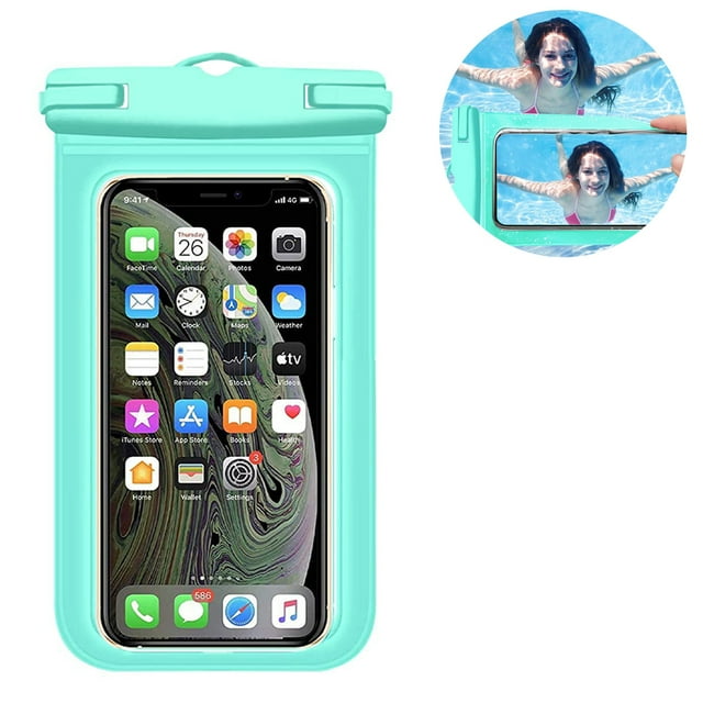 Funda impermeable para teléfono Funda impermeable para teléfono de 7 pulgadas, Funda impermeable para teléfono para nadar, bañarse y cocinar, Vhermosa 220699-3