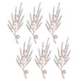 thumbnail image 1 of Broche con forma de flor, 6 uds., broche de diamantes de imitación DIY, Pin para zapatos, ropa, joyería, decoración, 1 of 8