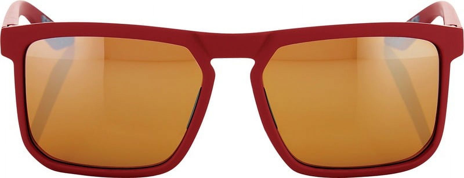 100% Renshaw Sunglasses Crimson w/Bronze Lens