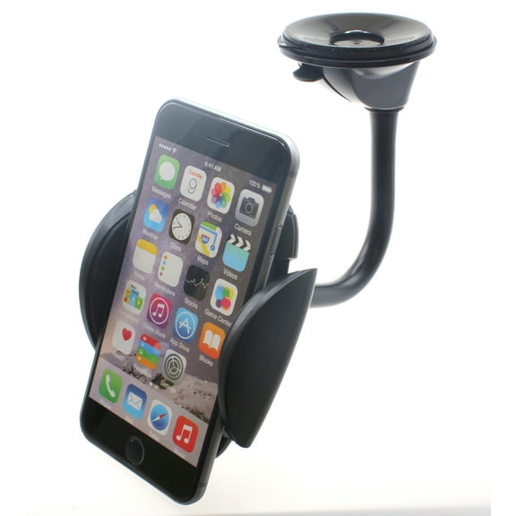 Dash Car Mount for TCL 4X 5G, 40 X 5G/NxtPaper - Windshield Holder Cradle Swivel Dock