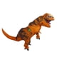 thumbnail image 5 of Disfraz de dinosaurio T Rex inflable para Halloween, fiesta de disfraces, Navidad, niño, 120-140 cm, marrón, 5 of 15