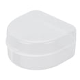thumbnail image 1 of Orthodontic Retainer Case, Waterproof Transparent Snap on Protective Denture Retainer Box Portable Size  for Outdoor Use, 1 of 8