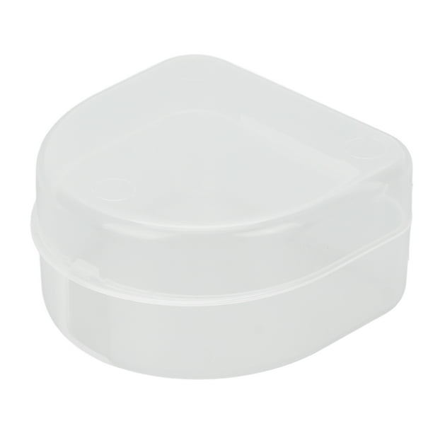 Estuche protector bucal, caja de almacenamiento para protector bucal, caja de retenedor para dentaduras postizas, caja de retenedor dental de ortodoncia, máxima confiabilidad