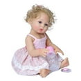 thumbnail image 4 of Muñeca Reborn Decdeal Pelo Rubio y Vestido Floral 18.5 Pulgadas, 4 of 8