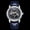 Silver Case Blue Face Blue Ribbon, variant on Men's Quartz Watch with Rotating Starry Sky Dial, Fashionable Sun-Moon-Stars Design, Waterproof and Luminous Men's Wristwatch