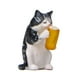thumbnail image 1 of Corbata cálida para atar uno mismo, gato borracho, tigre, adorno, 1 of 4