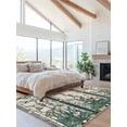 thumbnail image 2 of Retro Window Flowering Area Rug for Bedroom 5x7 Ft Green Floral Leaf Butterflies Super Soft fuzzy Throw Rug Non-Slip Fluffy Plush Indoor Floor Carpet for Living Room Nursery Home Decor, 2 of 8