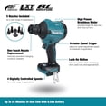 thumbnail image 2 of Soplador de polvo Makita DAS180Z 18 V Li-ion LXT sin escobillas, 2 of 6