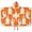 Orange Halloween Ghosts, variant on Orange Halloween Ghosts Hooded Bath Towel，50"x30" for Ages 3 To 12 Kids, Quick Dry Lightweight Soft Microfiber Hood Beach Towel Cover Up for Kids