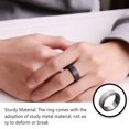 thumbnail image 2 of Sonducket Anillos para hombre, adorno de mano elegante, exquisito estilo Simple, Color sólido, anillo de acero de titanio para hombre, joyería para Ropa, zapatos y accesorios Miscelánea Plata 20 mm Sonducket AP012967-09, 2 of 6